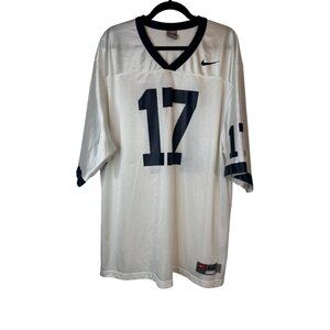 Nike XXL Team White Football Jersey #17 Polyester Unisex Sportswear